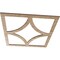 Ekena Millwork Statesman Wood Fretwork Pierced Ceiling Medallion, Red Oak, 18"OD x 11 1/2"ID x 3/8"T CMWP18X18X0375STRO - alternate 5